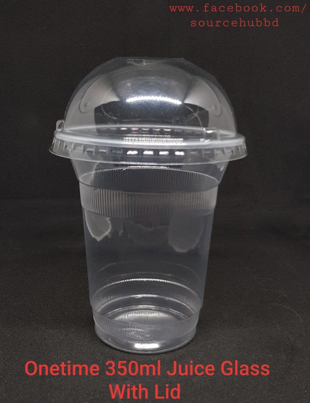 Onetime 350ml Juice Glass with Lid