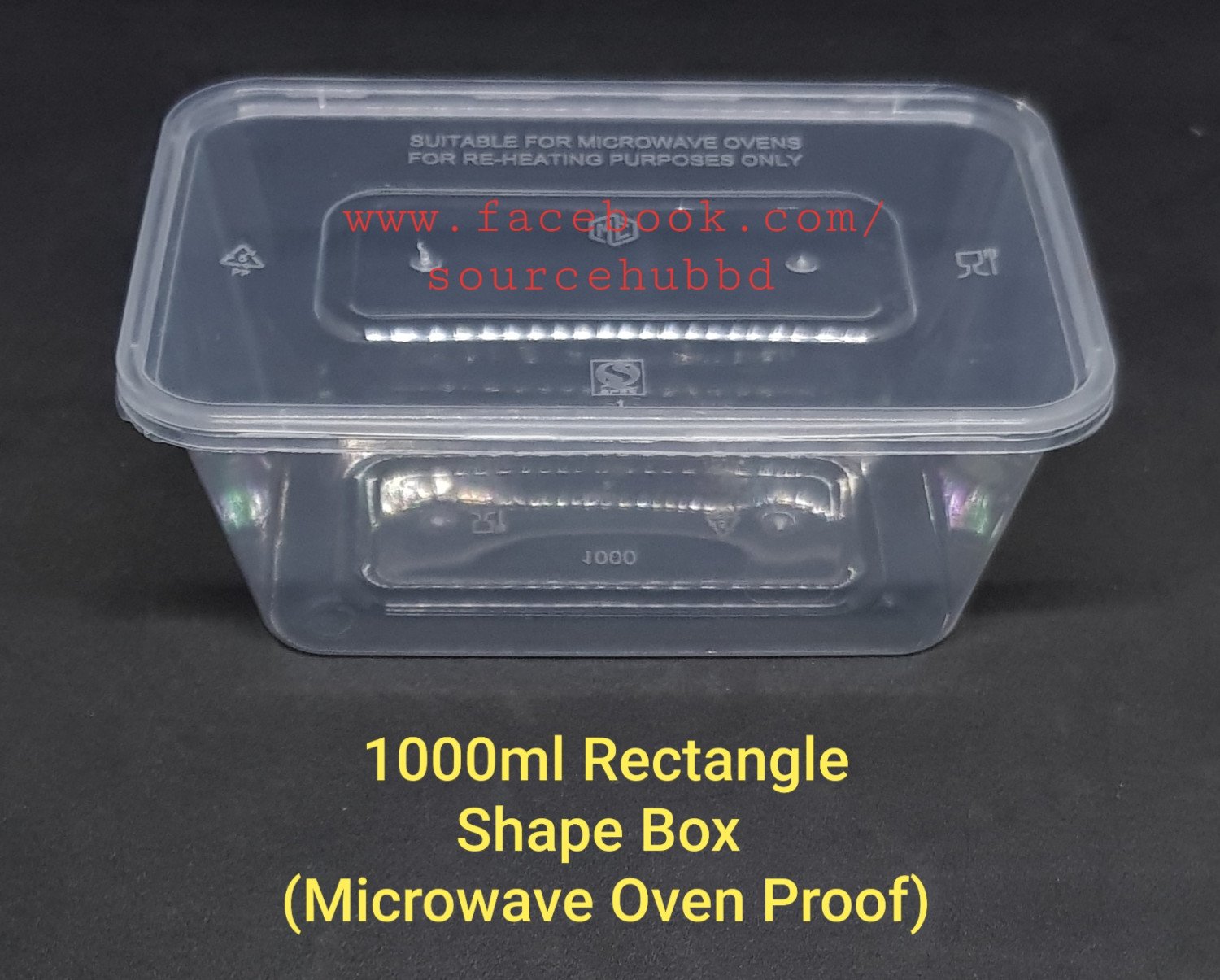 1000ml Rectangle Box