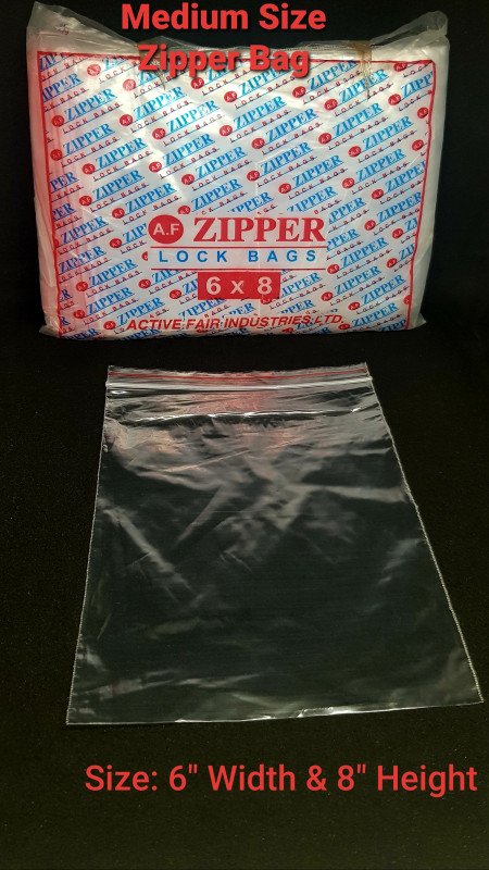 Zipper Bag 6X8